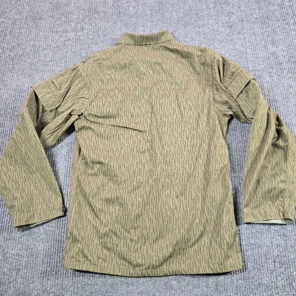 Vintage East German Strichtarn Raindrop Camo Field Jacket G48 Green Canvas